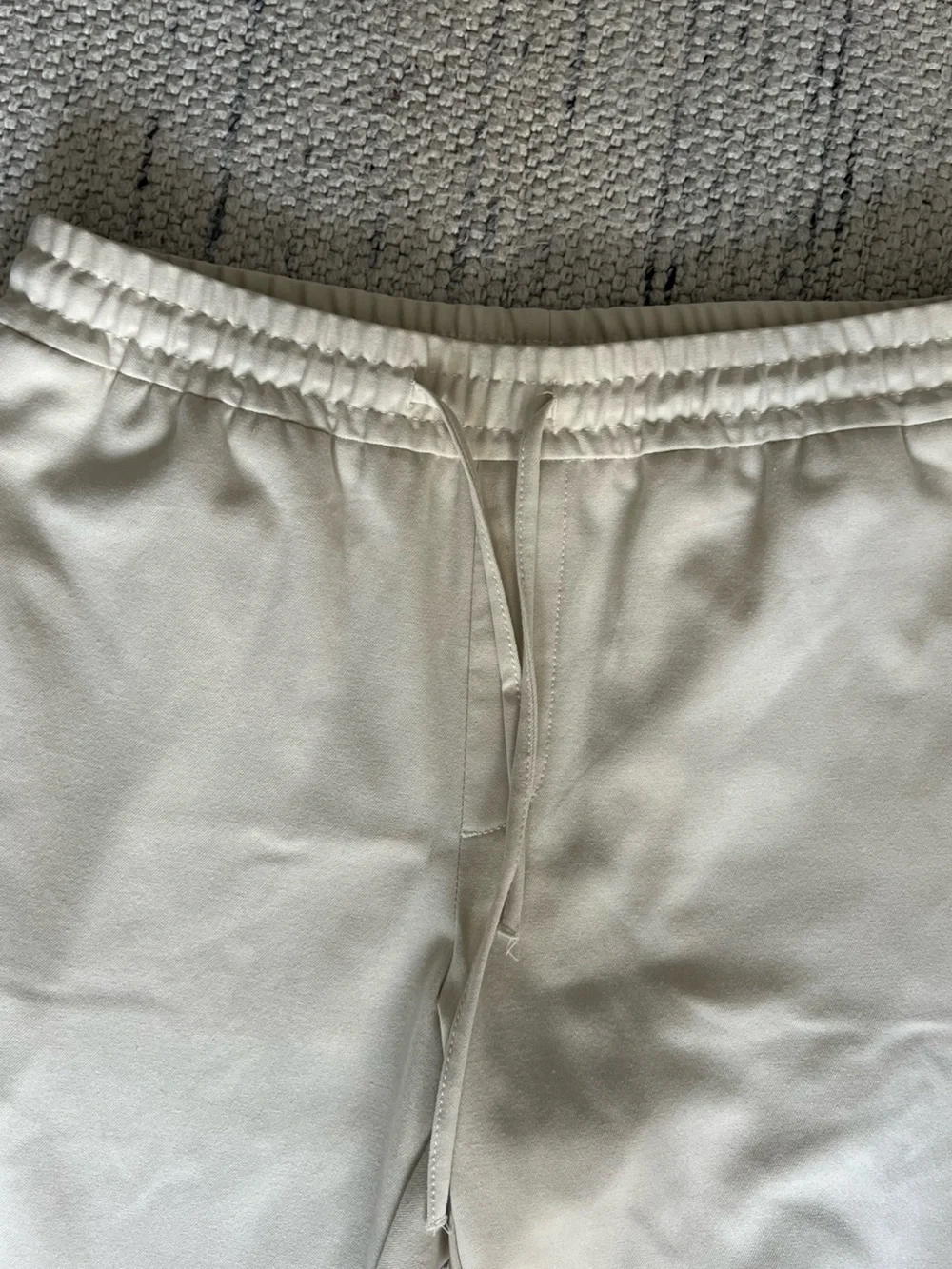 Zara Relaxed Fit Draw String Pants Beige